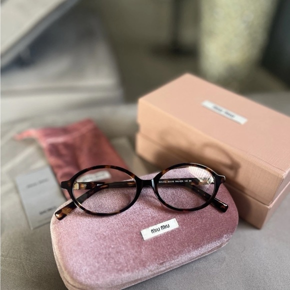 Miu Miu Accessories - Miu Miu Brown Tortoise Glasses